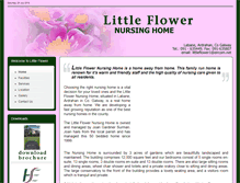 Tablet Screenshot of littleflowernursinghome.com